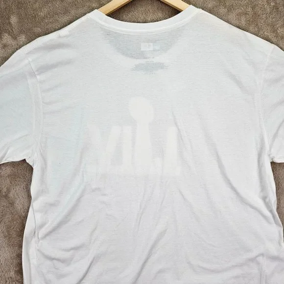 NWT NFL Team Apparel Super Bowl Liv Miami 02.02.20 Football Mens Sz XL White Tee - Picture 8 of 10